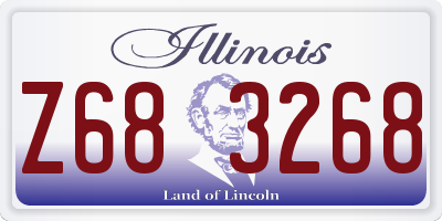IL license plate Z683268