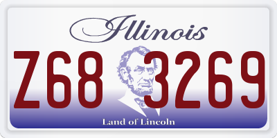 IL license plate Z683269