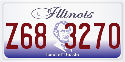 IL license plate Z683270