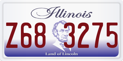 IL license plate Z683275