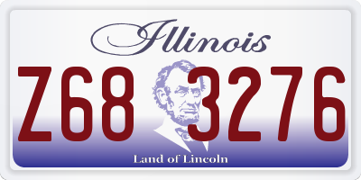 IL license plate Z683276