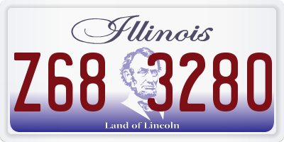 IL license plate Z683280