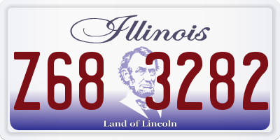 IL license plate Z683282