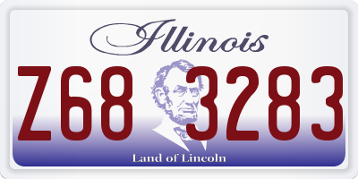 IL license plate Z683283