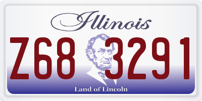 IL license plate Z683291