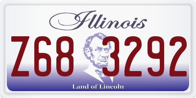 IL license plate Z683292