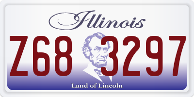 IL license plate Z683297