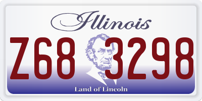 IL license plate Z683298