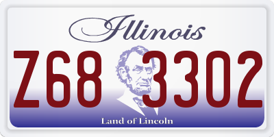IL license plate Z683302