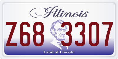 IL license plate Z683307