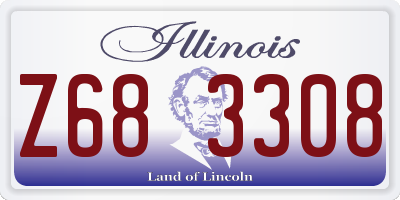 IL license plate Z683308