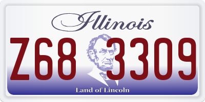 IL license plate Z683309