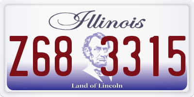 IL license plate Z683315