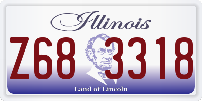 IL license plate Z683318