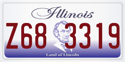 IL license plate Z683319