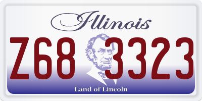 IL license plate Z683323