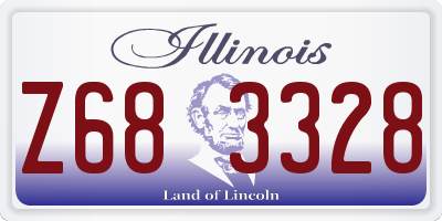 IL license plate Z683328