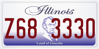 IL license plate Z683330