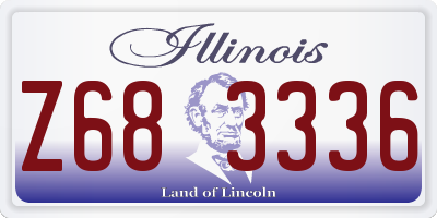 IL license plate Z683336