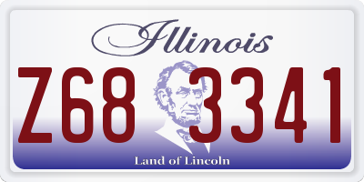 IL license plate Z683341