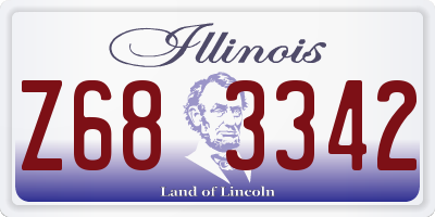 IL license plate Z683342