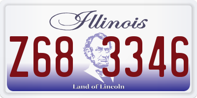 IL license plate Z683346