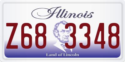 IL license plate Z683348