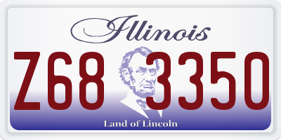 IL license plate Z683350