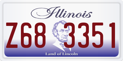 IL license plate Z683351