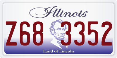IL license plate Z683352