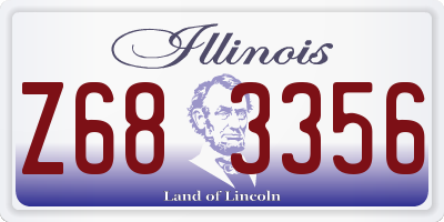 IL license plate Z683356