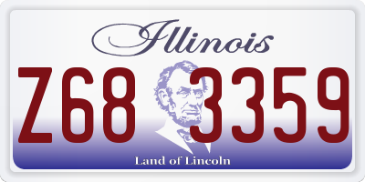 IL license plate Z683359