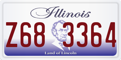 IL license plate Z683364
