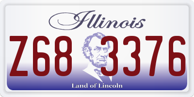 IL license plate Z683376