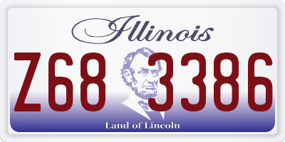 IL license plate Z683386