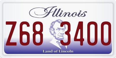 IL license plate Z683400