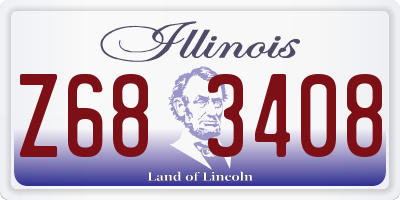 IL license plate Z683408