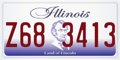 IL license plate Z683413