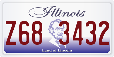 IL license plate Z683432