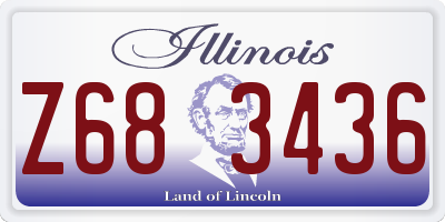 IL license plate Z683436