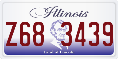 IL license plate Z683439