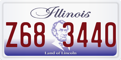 IL license plate Z683440