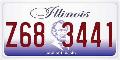 IL license plate Z683441