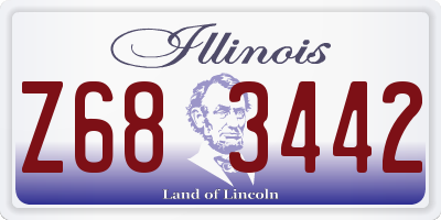 IL license plate Z683442
