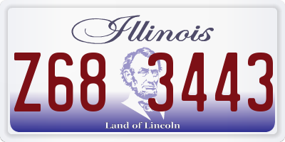 IL license plate Z683443