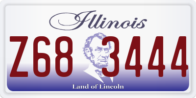 IL license plate Z683444