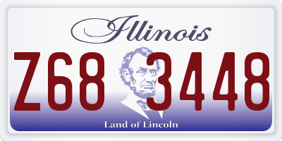 IL license plate Z683448
