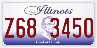 IL license plate Z683450