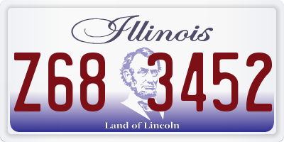 IL license plate Z683452