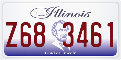 IL license plate Z683461